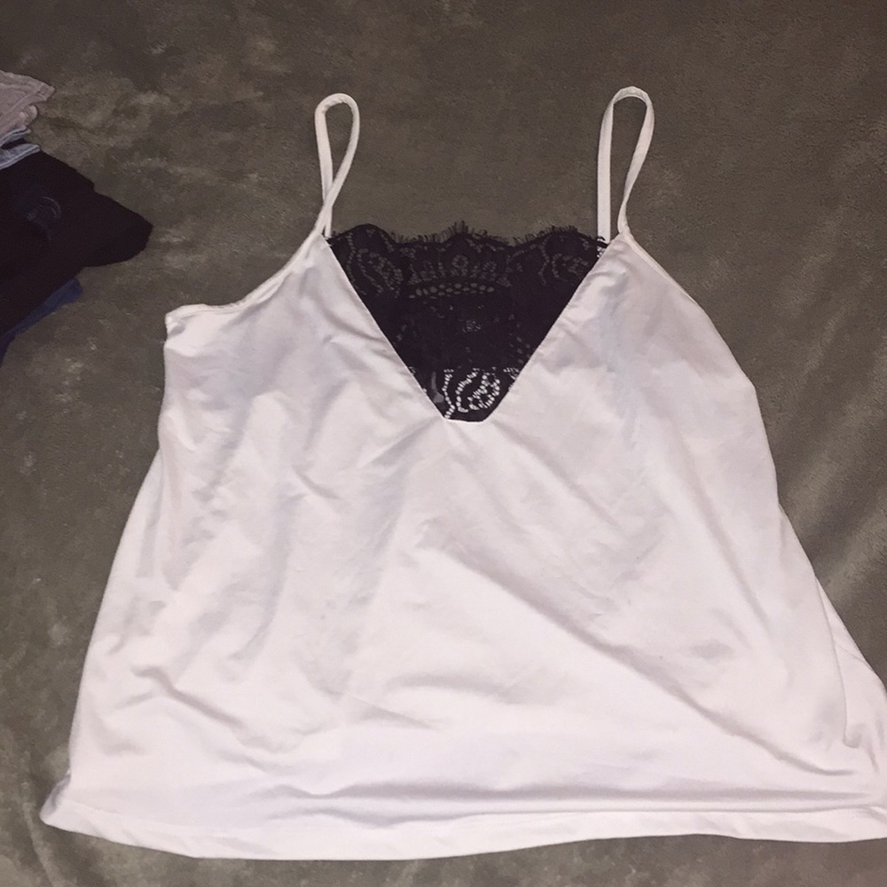 White & Black Cami! 🖤🖤 Offers Welcome!!!